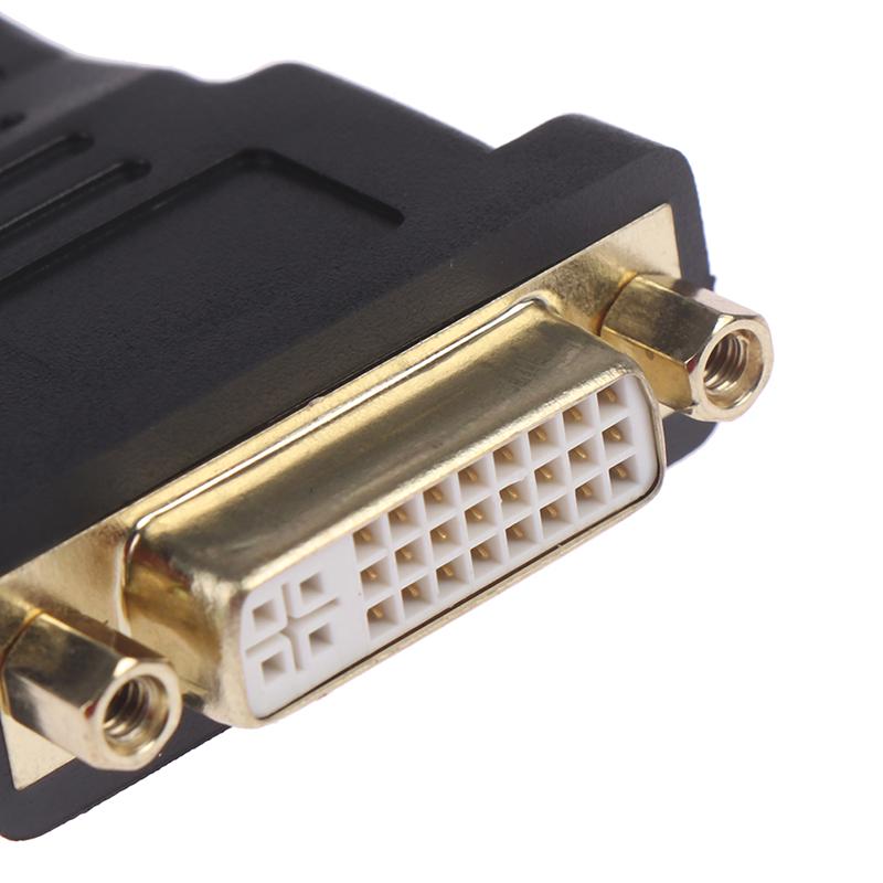 Dvi-D Dual Link(24+5 Pin) Female To Hdmi Male Converter Adapter For Lcd Hdtv