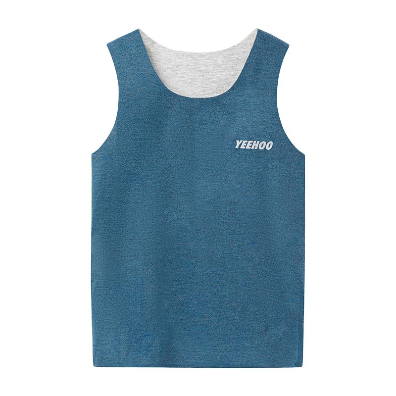 YEEHOO Merino Wool & Silk Kids Plush Lined Thermal Vest 130