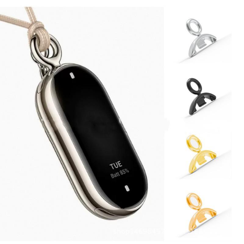 Náhrdelník přívěsek Xiaomi Mi Band 10, kompatibilní s Mi Band 9 & 8, korálkový náramek s pružinovými tyčinkami, konektor řemínku.