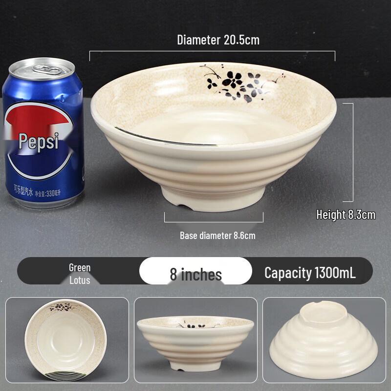 

Thickened Melamine Serving Bowl