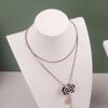 Mannequin Linen Necklace Pendant Chain Jewelry Bust Neck Display Stand Holder