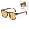 Folding Sunglasses with Storage Box, Portable, Ultra Light Sun Protection, UV Protection, Sunglasses for Both Men and Women
