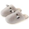 Stroking cats cotton slippers men's winter indoor plush warm non-slip cotton slippers women
