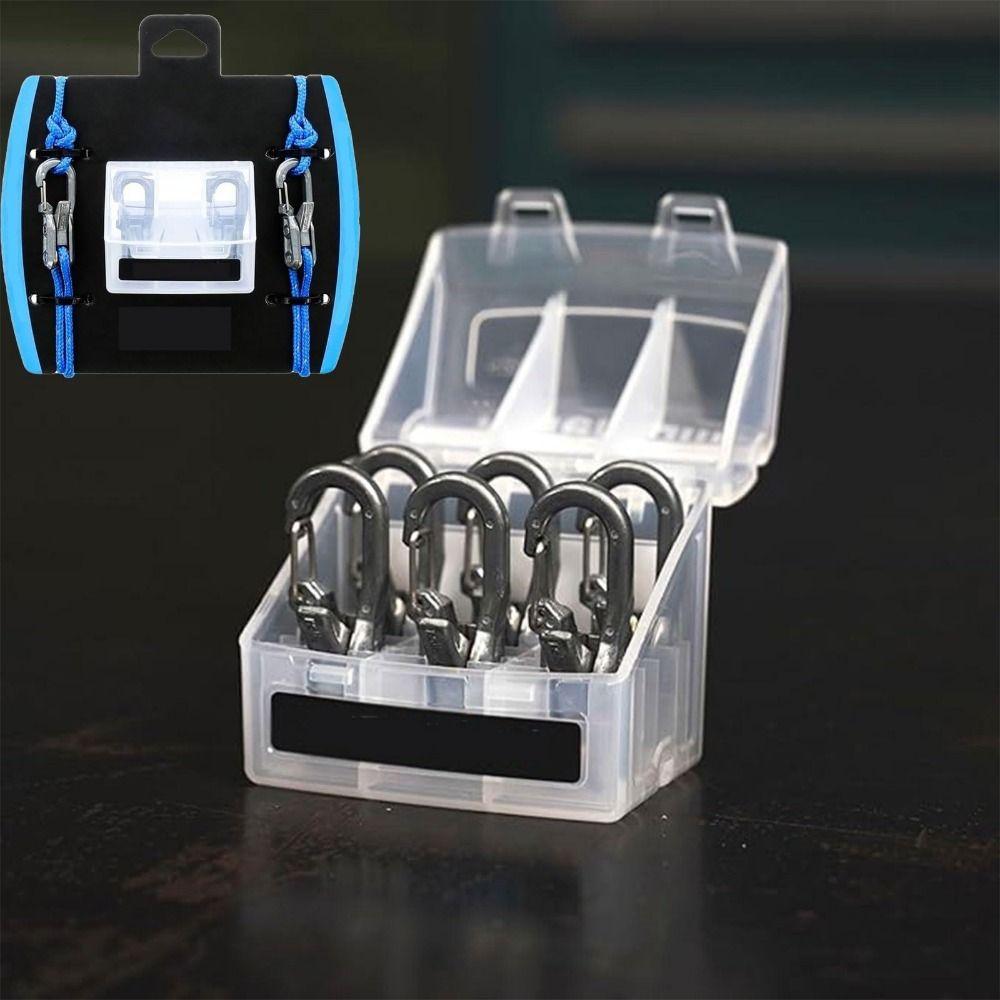 Lina z 6 hakami z napinaczem rolkowym, antypoślizgowa lina mocująca, trwały ściągacz kablowy, morski