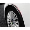 2Pcs 150Cm Universal Carbon Fiber Color Rubber Car Fender Flare Wheel Eyebrow Protector Wheel Arch Trim Strip