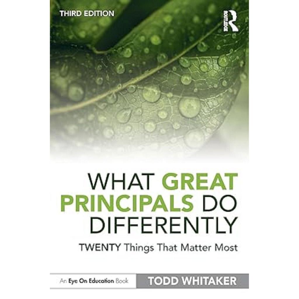 What Great Principals Do Differently Paperback B325 IND61