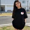 2026 Summer Hello Kitty Cartoon Printed Short Sleeve Pure Comfortable Summer Loose Tshirt for Women