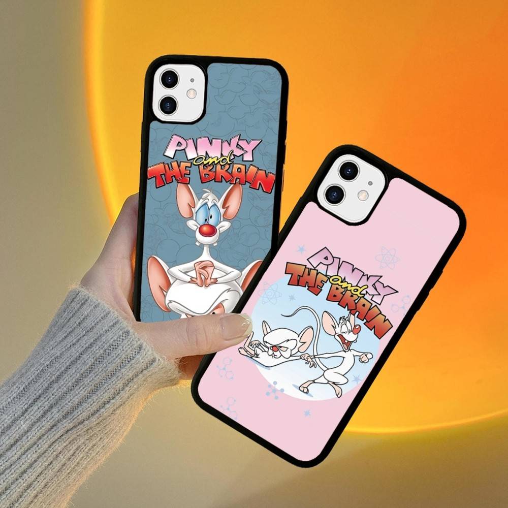 Pinky And The Brain Phone Case Silicone PC+TPU For For iPhone 11 12 13 14 15 16 Plus Pro Max Cover