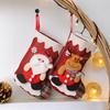 Christmas Decorations Three-dimensional Doll Linen Christmas Decorative Stockings Christmas Tree Pendant Wall Decoration