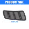 Car Hood Air Vent Front Bumper Radiator Grille Protector Covers Suitable for W166 ML X166 Class 2012-2015 1668800105