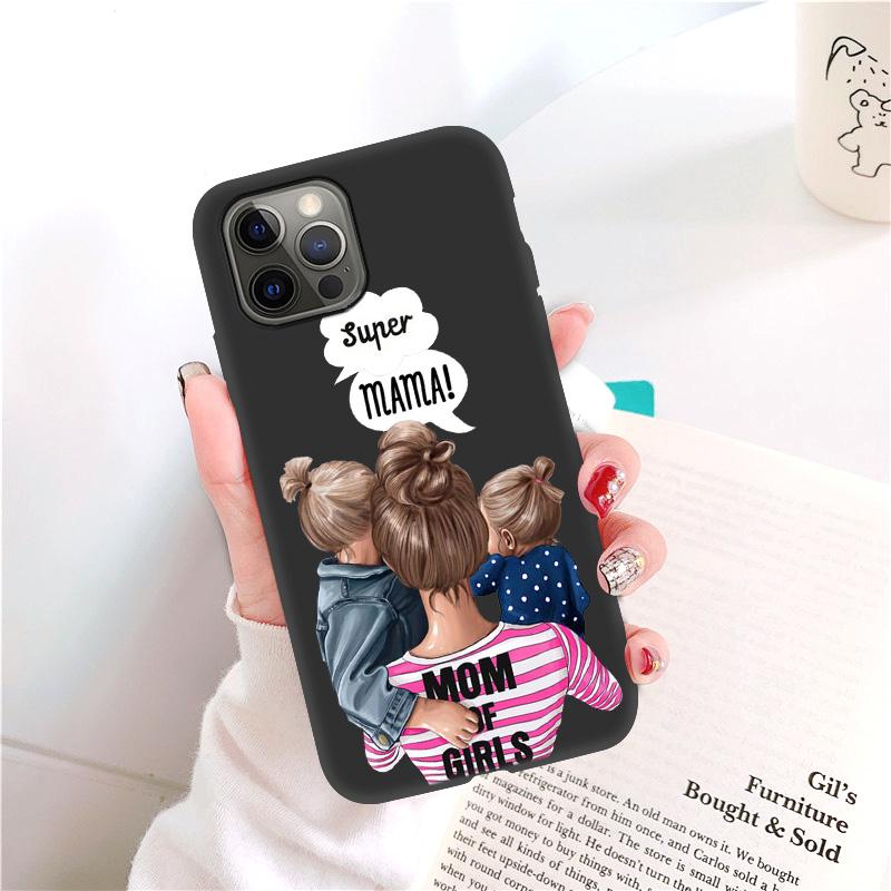 Case For iPhone 11 12 Pro Max Case Fashion Mam Super Mom Phone Case iPhone11 13 Pro 7 8 Plus XR XS X SE 2020 2022 6S Mini Cover