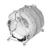 Luxe theeschotel Lotusbladpatroon Vintage theekopjes schotels met metalen standaard Drankonderzetters Theeservies Huisverwarmingscadeau