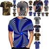 Vivid Funny Hypnosis 3d T-shirt With Psychedelic Colorful Print For Men And Women
