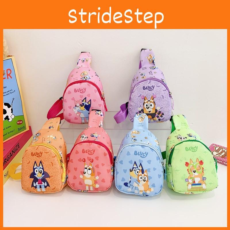 Single Shoulder Bluey Crossbody Chest Bag Kids Cute Coin Purse Cartoon Gift