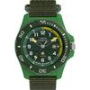 TIMEX Erkek Expedition Free Dive Güneş Enerjili Saat TW2Y61400 Yeşil Kadran 50m Suya Dayanıklı Mineral Cam Spor Analog Kol Saati