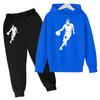 Children's Two-piece Basketball Training Casual Hoodie Baby Boy Girl Top + Trousers 2P Sports Suit Girl Coat Clothing