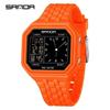 SANDA Fashion Electronic Watches Men 50M Waterproof Night Light Multi Functional Student Trend Outdoor Sport Male Watch Relogios