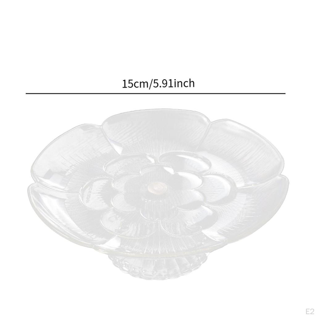 Acrylic Display Stand for Fruits And Cupcakes, Serving Tray with Base Home Snacks
