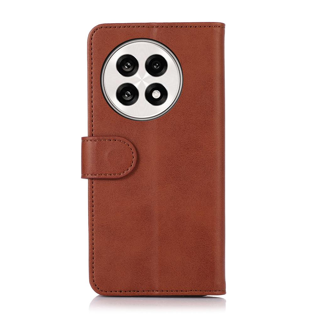 Phone Case For OnePlus 13R 5G/Ace 5 5G/Ace 5 Pro 5G Cowhide Texture Leather Wallet Phone Cover with Stand