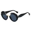 Unisex Irregular Women Sunglasses UV400 Fashion Designer Brand Black Y2K Trend Eyewear Cute Stylish Men Female Glasses