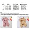 Elastic Four-Legged Dog Pajamas Long Sleeves Soft Dog Jumpsuit Comfortable Anti-licking Striped Dog Base Shirt Home Wear