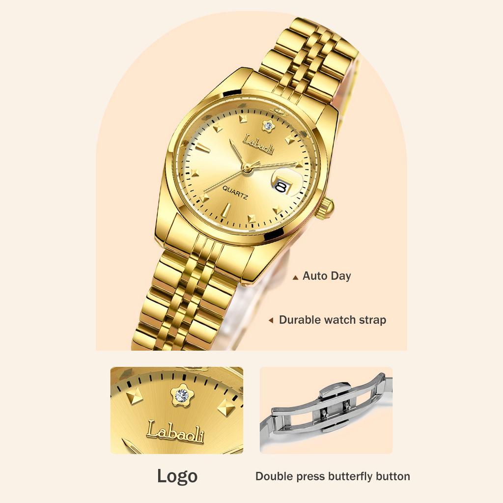 Women Dress Watch Steel Bracelet Ladies Analog Quartz Minimalist Waterproof Wrist Watch Birthday Gift
