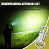 Keychain Flashlight Small Keychain Flashlight USB Charging All-Weather Bright Survival Equipment Waterproof for Friends Men