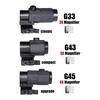 Eot**h G45 5X Magnifier Sight Scope G33 G43 3X Folding Side Flip Magnifiers Tactical Combo Hunting Amplify Adjustable Scopes