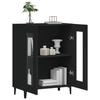 VidaXL Buffet noir 69,5x34x90 cm bois d'ingénierie 833048