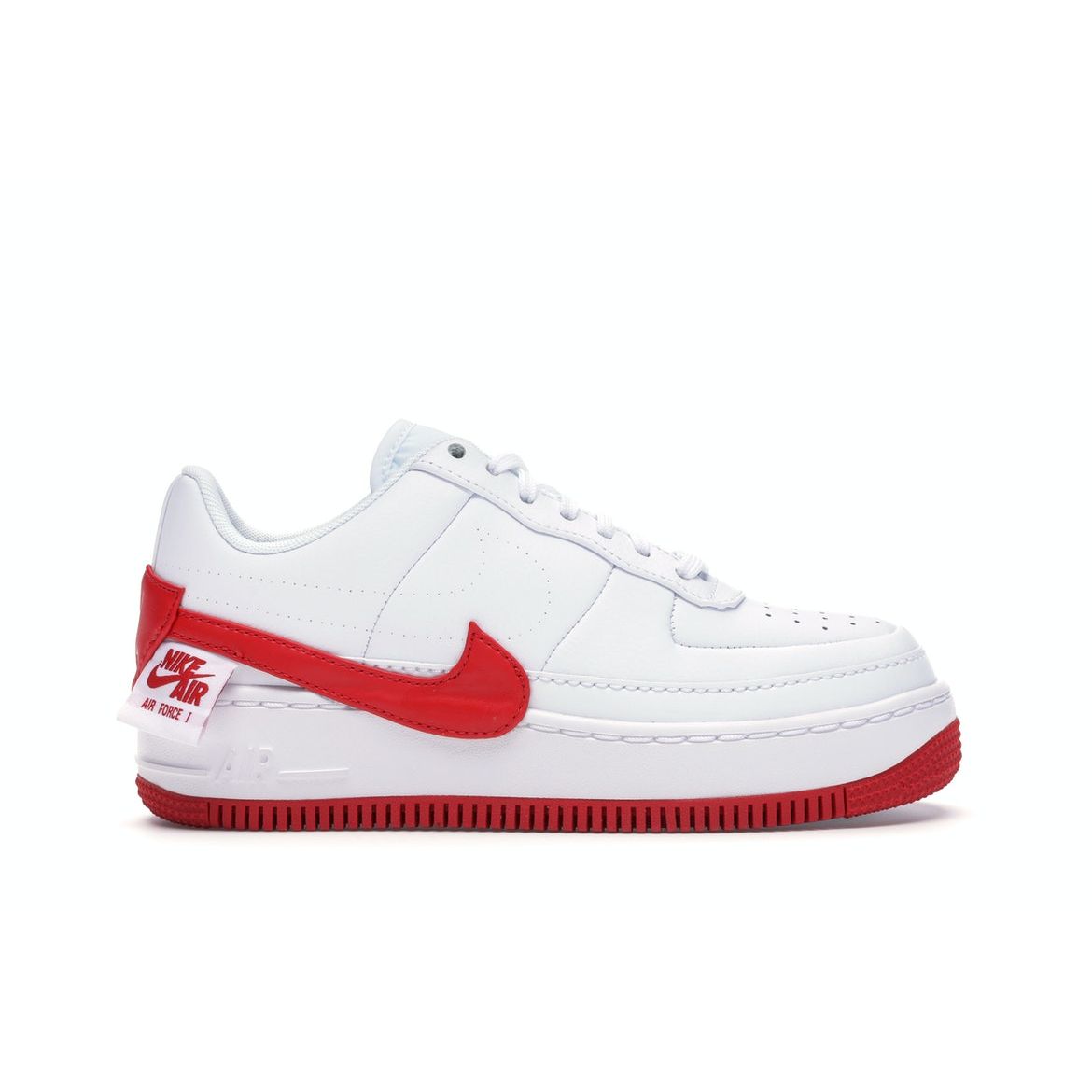 

Nike Красные женские кроссовки Air Force 1 Jester University белые AO1220-106