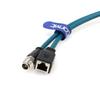 Eonvic Industrial M12 Male to RJ45 Female Cat6 Gigabit Extension Ethernet 8-Pin X-Code High-Flex Cable.