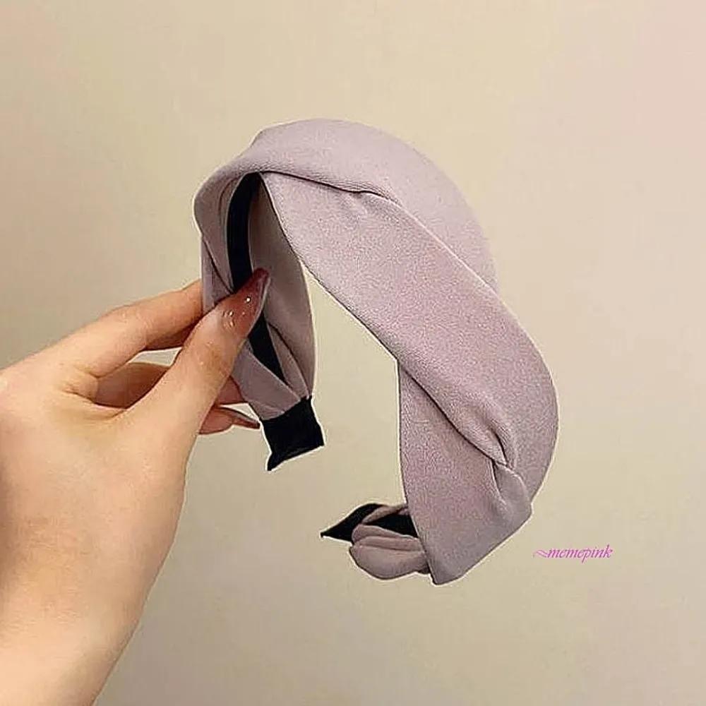 Hairband Daily Wide Women s Headband Wide Twist Female 20s Female College Student jkl339 Beige one size