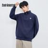 Mark Fairwhale Herren Stehkragen Dünnes Fleece Sweatshirt