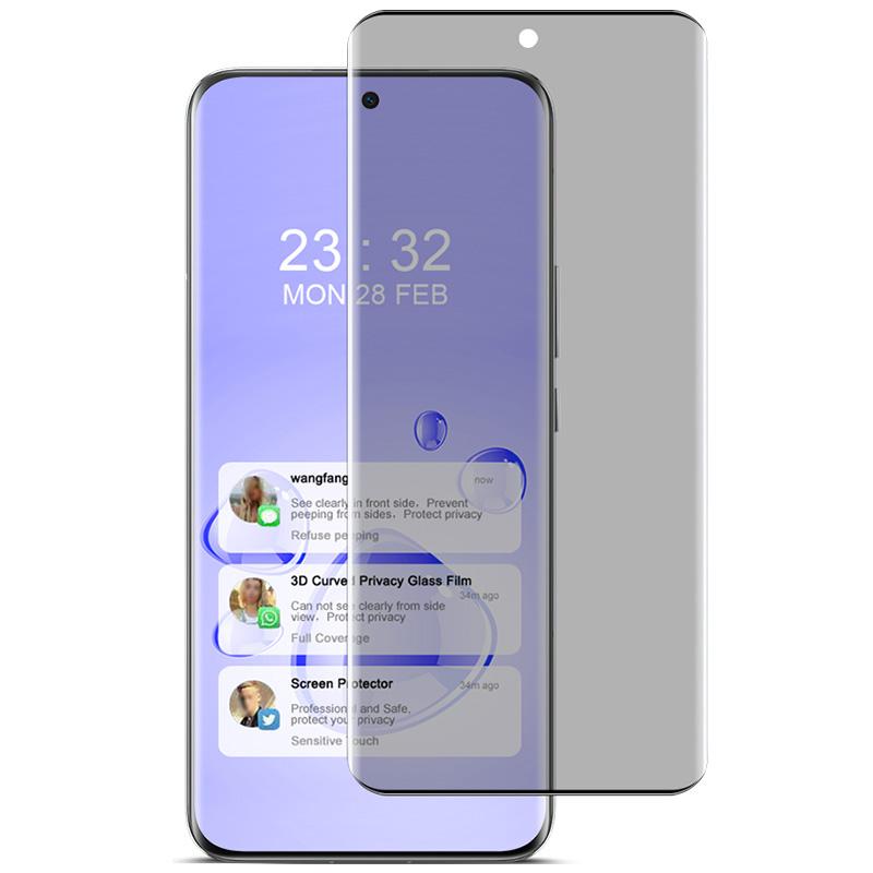IMAK For Honor Magic6 5G Privacy Screen Protector 3D Curved Anti-Spy Film (No Edge Version)