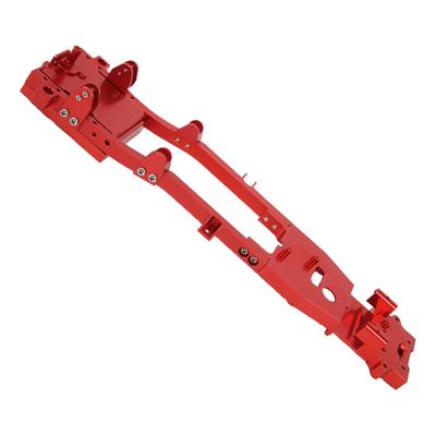 RC Metal Chassis Frame DIY Part for WPL D12 110 RC Model Car Upgrade Parts AccessoriesRed