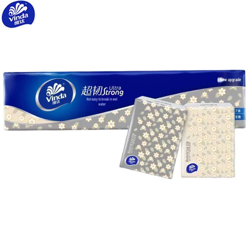 Vinda Ultra-Strong 4-Ply Facial Tissues, 12 Packs
