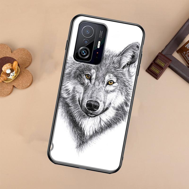 

Wolf Art Case For Xiaomi 13 14 Ultra 11T 12T 13T 14T Pro POCO X7 Pro X3 X5 X6 F3 F5 F6 M6 Pro Cover POCO X3 Pro