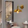 Retro Kinkiet 4W Industrial Metal Corridor Stairs Corridor Balcony Wrought Iron Kinkiet Decorative Kinkiet