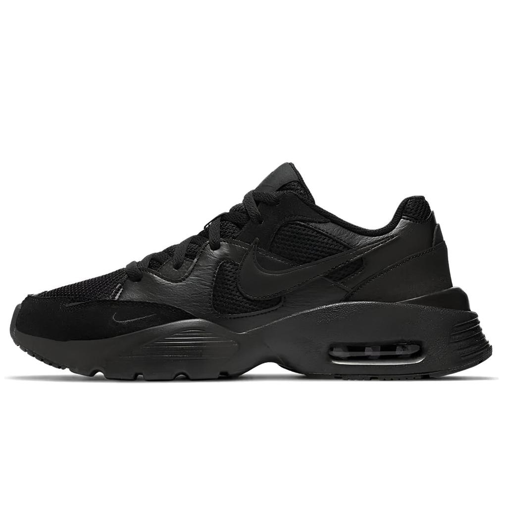Nike Air Max Fusion Low top Running Shoes Men's Black White Gray CJ1670-001(Team62-AXX)