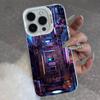 Creative Circuit Board IMD Case for iPhone 17 16 15 14 13 12 11 Pro Max air plus Shockproof Plating Matte TPU Funda