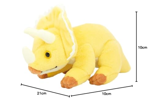 Yoshitoku Lovely Dinosaur Plush Toy Triceratops Small 180026