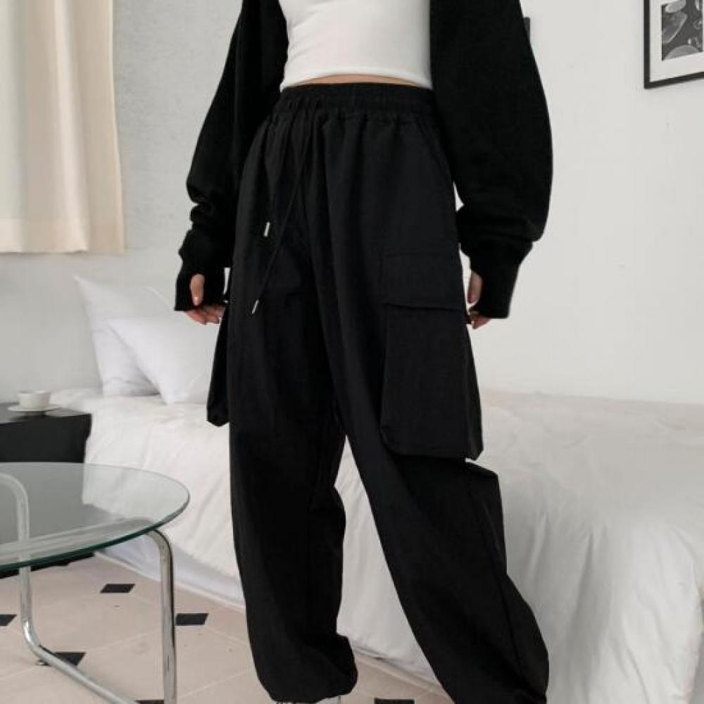 New Arrivals Open Run Women Jogger Wide String Daily Pants