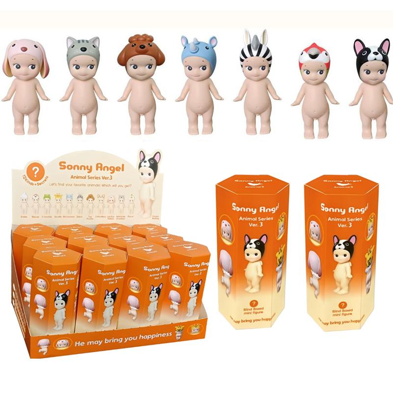 Angel Doll Mini Figure Animal Series Ver.1 Blind Box Anime Figures Cute Dolls Ornaments Fans Anime Christmas Birthday Gift Plaything