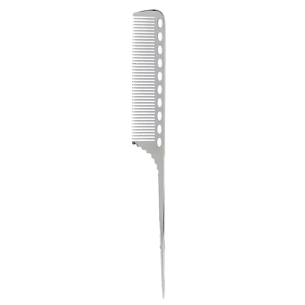 Salon Rat Tail Hair Comb Men Women Styling Comb Professional Barber Aluminum Metal Comb