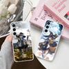 Mushoku Tensei Roxy Mobile Phone Case for Samsung Galaxy S25 S24 S23 S22 S21Plus FE Ultra Clear Colorful Cover Pretty Luxury
