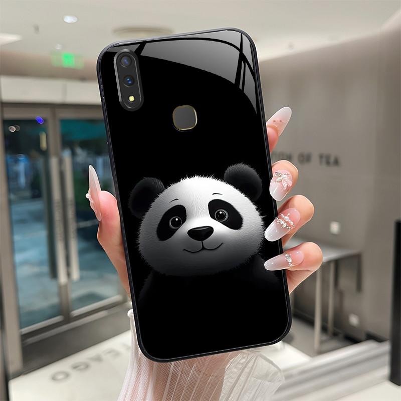 

Beautiful Flower Case For For VIVO Y91 Y93 Lite Y95 U1 1811 1816 1817 1807 Tempered Glass Phone Case Protective Cover Hard Shell Vivo 1811 1816