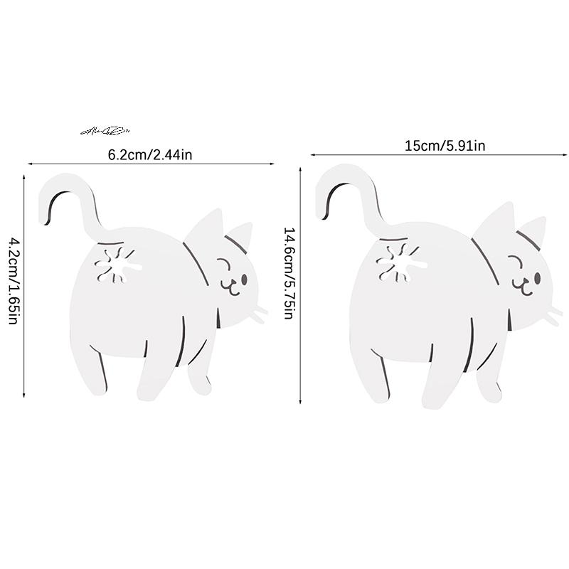 1/2/3Pcs 3D Printed Funny Cat Butt Bread Clip Bag Holder Novelty Kitchen Gadget Food Storage Bag Clip For Cat Lovers Home Decor