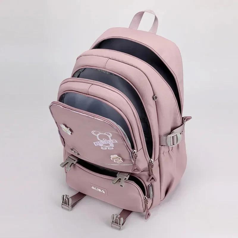 School Backpack Trend Large Schoolbag Kawaii Primary School Bag Kids Girl's Book Bag Waterproof Laptop Travel Back Pack