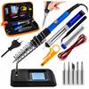Precision Soldering Iron 80W Soldering Kit Desoldering Pump Case 15 Pcs