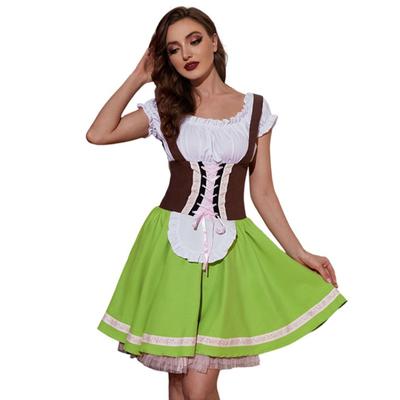 Deutsches Oktoberfest Karnevalskostüm Damen Etuikleid Sexy Bühnenkostüm